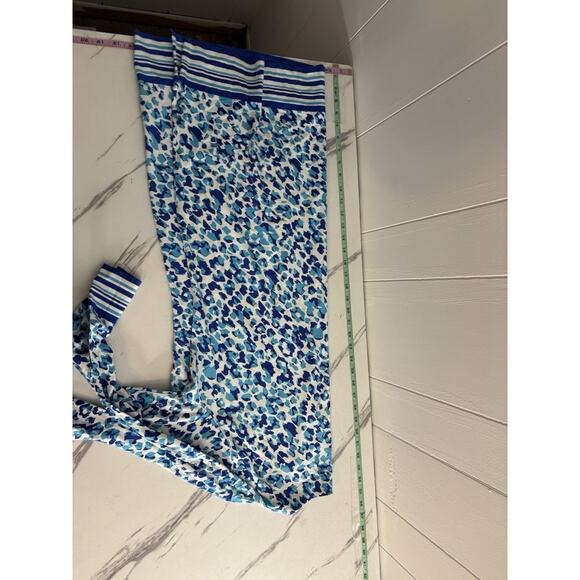 Coolibar Womens Oceanside Midi Dress XL Shift UPF 50+ Blue Geometric Print - Picture 8 of 8